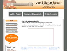 Tablet Screenshot of joezguitar.com